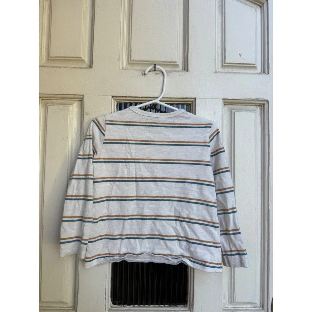 Little Co by Lauren Conrad Kids Long Sleeve Striped Henley Shirt Size 2T‎